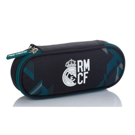 Piórnik kosmetyczka Astra Real Madrid, owalna, 1 zamek,